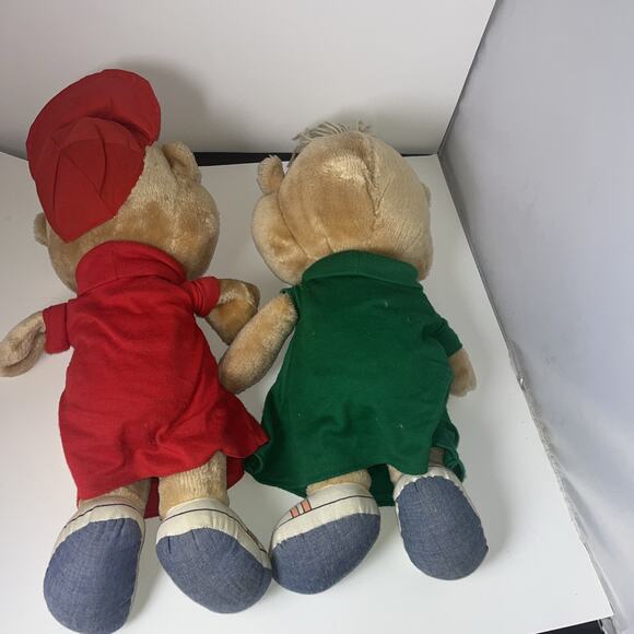 2 Vintage CBS 1983 Alvin & Theodore Chipmunks 20” Alvin Stuffed Plush Toy Bundle - Picture 10 of 12